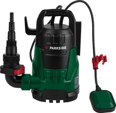 Produktbild von PARKSIDE® Klarwasser-Tauchpumpe »PETPK 400 A1«, mit stufenlos einstellbarem Schwimmschalter