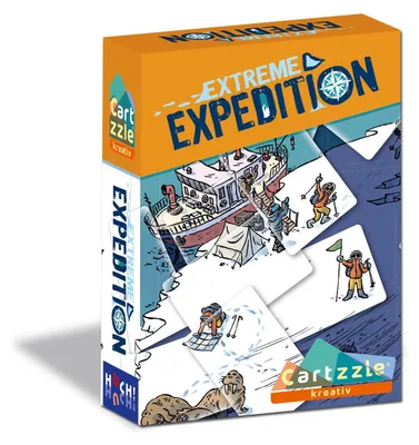 Produktbild von HUCH!, Cartzzle - Extreme Expedition – Außergewöhnliches Puzzle & Rätsel, Familienspiel mit doppeltem Bildspaß und kreativen Aufgaben, Perfekt als Geschenk für Puzzle Fans, ab 8 Jahren