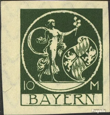 Produktbild von Briefmarken Bayern 1920 Mi 194U, ungezähnt postfrisch Abschiedsserie