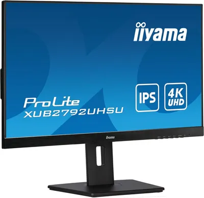 Produktbild von iiyama ProLite XUB2792UHSU-B5, 68,6 cm (27"), 3840 x 2160 Pixel, 4K Ultra HD, LED, 4 ms, Schwarz