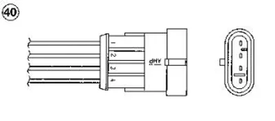 Produktbild von NGK Lambdasonde 7905