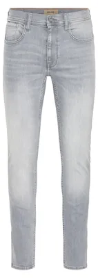 Zdjęcie produktu dla Męskie spodnie jeansowe Blend BHJet Spodnie z rozciętymi kieszeniami Szlufki na pasek Rozciągliwa mieszanka bawełny Slim fit