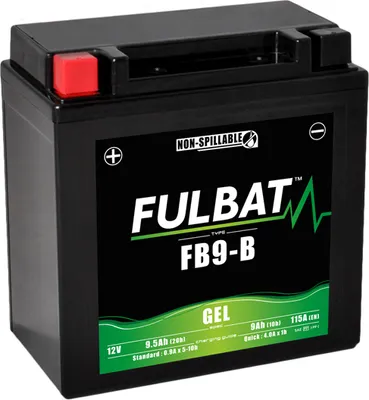 Immagine prodotto di Batteria FULBAT FUL GEL - FB9-B / YB9-B (Gel, senza manutenzione)