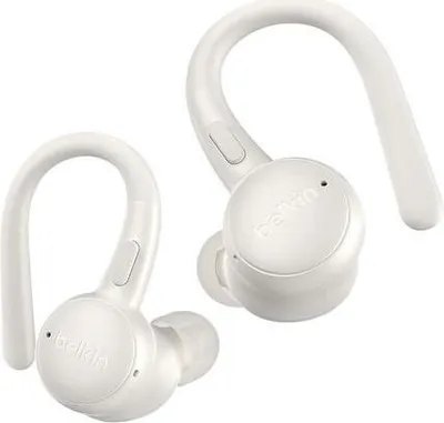Image de Belkin SoundForm ActiveFit Casque Avec fil &sans fil Crochets auriculaires Appels/Musique USB Type-C Bluetooth Blanc