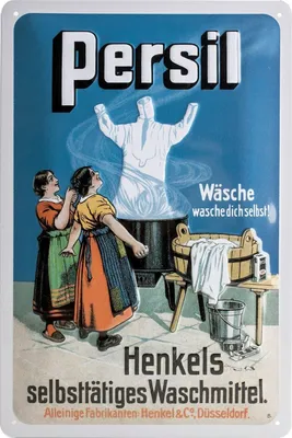 Produktbild von Nostalgic-Art - Blechschild 20 x 30cm - Persil - Wäsche wasche Dich selbst