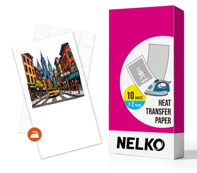 Fotopapier Wärmeübertragung 52,3 x 90 mm weiß 20 Blatt