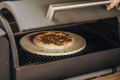 Image de Pierre à pizza BBQ - ronde - diamètre 365 cm - Moesta, n° 1