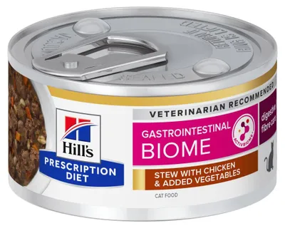 Produktbild von PATEE Katzennahrung für ausgewachsene Katzen (verschreibungspflichtig) – Magen-Darm-Biom (Box) – HILL'S