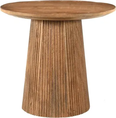 Produktbild von Couchtisch Salvator aus Mangoholz Ø50cm - Braun
