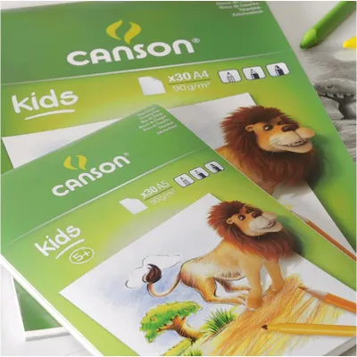 Image de CANSON C400015583 CANSON Malblock, DIN A4, 90 g/qm, 30 Blatt