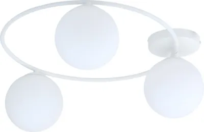 Immagine prodotto di Lampada da soffitto Emibig 3xE14 10W SOPRA 3 con 3 paralumi bianchi 1258/3