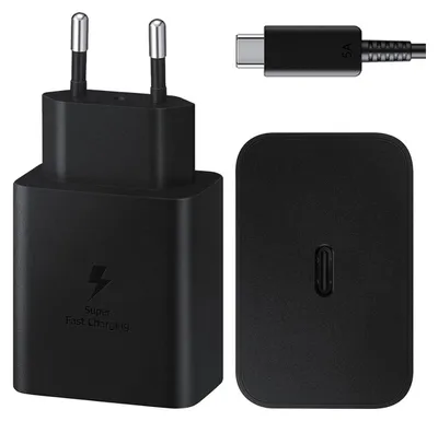 Produktbild von Samsung USB-C Schnellladegerät 45W mit 1,8m Kabel - Schwarz