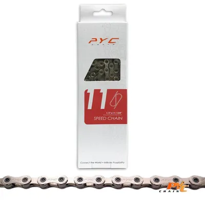 Obrázok produktu pre PYC Pevná reťaz na bicykel 11v 116 článkov