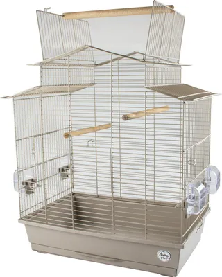Produktbild von LAROY DUVO Vogelkäfig Mokka Iza 3 - 58 x 38 x 65 cm - Mokka