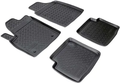 Zdjęcie produktu dla gumowe dywaniki podłogowe 3D do FIAT Abarth 500 500c | BJ 2007-2020 | idealne dopasowanie + krawędź