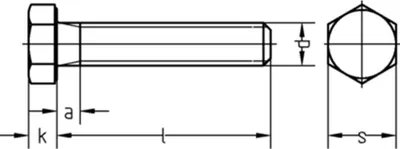 Produktbild von Dresselhaus Schraube 6kant M6 x 25 NIRO