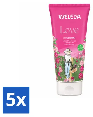Obrázek produktu pro 5 kusů Weleda Aroma Shower Love sprchový krém - 200 ml - výhodná balení