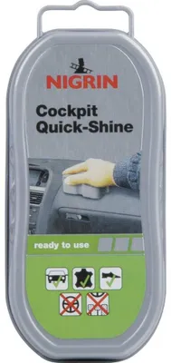 Produktbild von NIGRIN Cockpit-Glanz Silikonschwamm, schnelle und einfache Pflege, bringt frisch