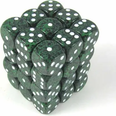 Produktbild von Chessex Recon Gesprenkelt D6 12mm Würfel Set 36 Stück