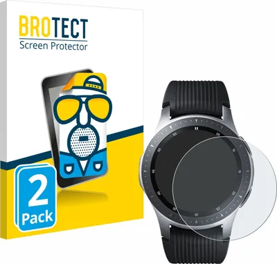 Produktbild von 2x BROTECT Schutzfolie für Samsung Galaxy Watch (46 mm) Displayschutz Displayschutzfolie Folie Matt Entspiegelungsfolie