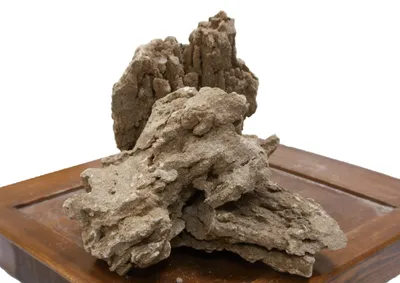 Naturstein für Aquarien, Kalkstein, 2-3,5 kg, grau
