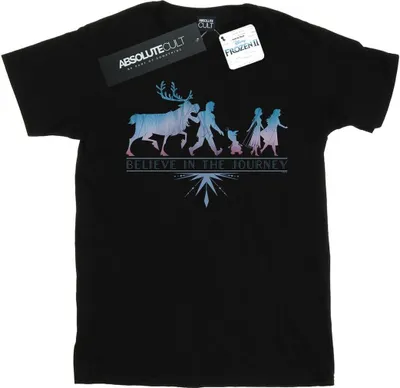 Produktbild von Disney - "Frozen 2 Believe In The Journey" T-Shirt für Damen BI24352 (XL) (Schwarz)