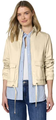 Immagine prodotto di Giacca Street One con coulisse e zip, color beige "smoke", taglia 34