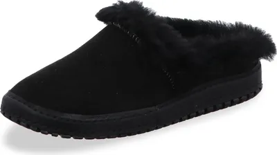Produktbild von Gemini Damen Velour Pantolette schwarz Größe 39