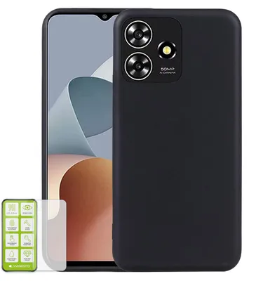 Obrázek produktu pro Pro ZTE Blade A73 4G / V50s / Axon 50 Lite Silicone Case H9 Glass Mobile Phone Case Cover Case Cap