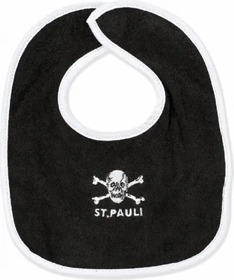 Produktbild von FC St. Pauli - Totenkopf, Baby Lätzchen