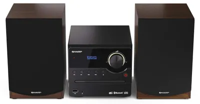 Obrázok produktu pre Sharp XL-B517D - Domáci audio mikrosystém - Hnedý - 1 disk - Plný rozsah - 60 - 20000 Hz - DAB+,FM (XL-B517BR)