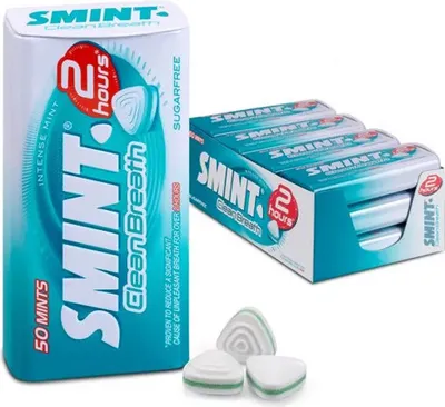 Produktbild von Smint Minze sauberer Atem, intensive Minze 12 x 35 Gramm Lakritz