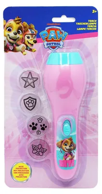 Productafbeelding van Joy Toy - Paw Patrol Skye projectielamp met 4 motieven - in cadeauverpakking