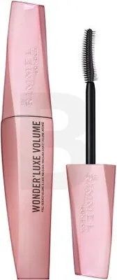 Zdjęcie produktu dla Rimmel Wonder'luxe Volume, Czarny, Black, Wydłużanie, Zwiększanie objętości, 11 ml, Olej arganowy, Aqua/water/eau, Paraffin, Glyceryl Stearate, Copernicia Cerifera Cera/copernicia Cerifera...