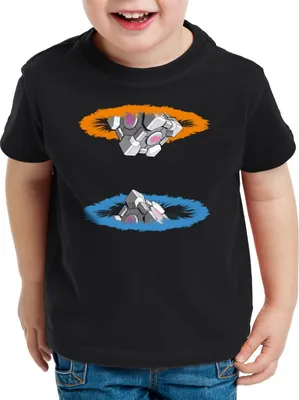 Produktbild von style3 Companion Cube Kinder T-Shirt