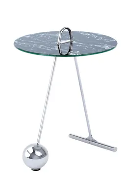 Produktbild von Beistelltisch Salyna 500 Silber / Schwarz