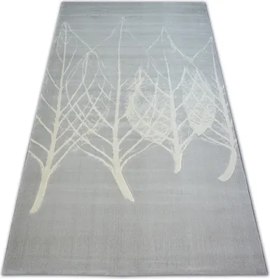 Produktbild von Teppich SCANDI 18281/652 - Laub grau creme Grau 80x150 cm