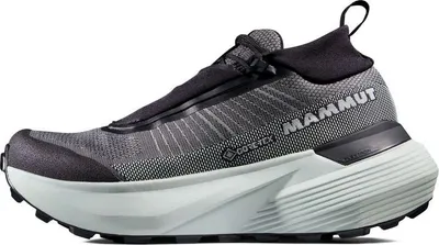Niedriger Wanderschuh "Aenergy Ultra Low GTX" von Mammut in Schwarz und Grau; ideal für Damen.