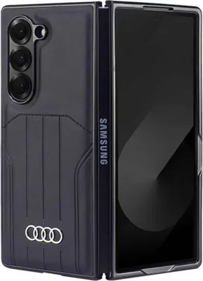Zdjęcie produktu dla Audi Synthetic Leather Magsafe Z Fold6 F956 Czarny/Black Hardcase Au-Tpupcmfold6-Q5/D1-Bk