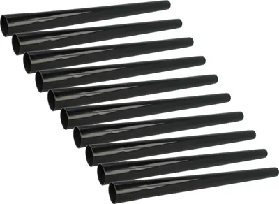 Produktbild von vhbw 10x Universal Staubsaugerohr für Staubsauger - 35 mm Anschluss, 50cm Schwarz
