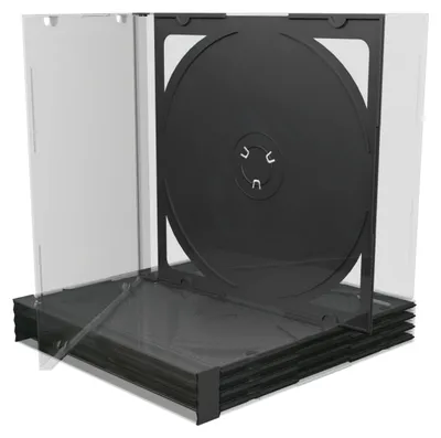 Zdjęcie produktu dla CD/DVD Jewelcase Retail-Pack Double 5St (sprzedaż detaliczna)