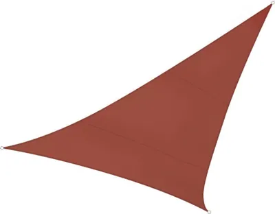 Produktbild von Perel Dreieckiges Sonnensegel 5 x 5 x 5 m aus wasserabweisendem und atmungsaktivem Polyester für