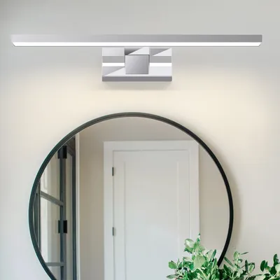 Obrázok produktu pre ZMH LED zrkadlové svetlo biele 8W 40CM nástenné vodotesné IP44 nástenné svetlo neutrálne biele 4000K svetlo odolné voči vlhkosti pre pivnicu kuchyňu kúpeľ