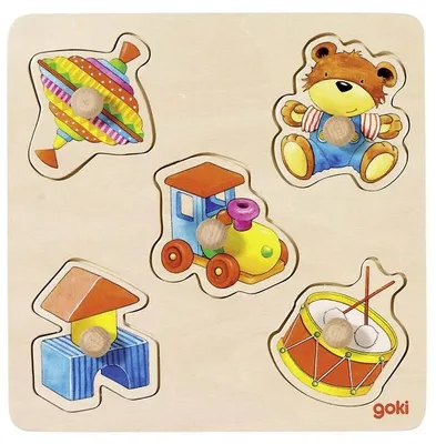 Imagen del producto de Puzzle de madera "Mis juguetes", - 57548