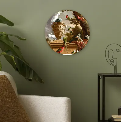 Produktbild von MuchoWow® - Schlafzimmer - Bilder - Der Kreis - Kunst für die Wohnung - Plastik - Kunstdruck - Wandbild