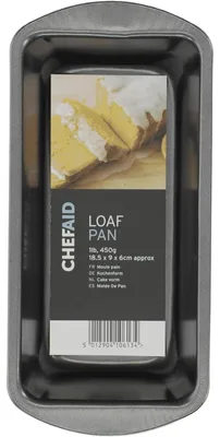 Obrázek produktu pro Forma na chléb obdélníková - Uhlíková ocel - Nepřilnavý povrch - Černá - 450 g