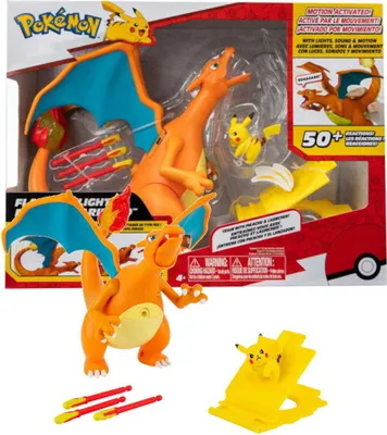 Obrázek produktu pro Pokemon Interaktivní Charizard a Pikachu s ohněm se světlem a zvukem