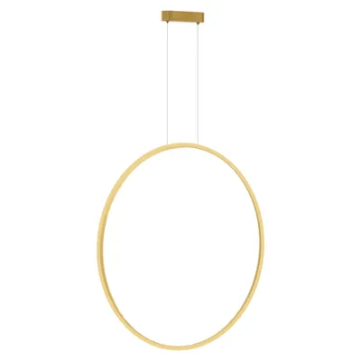 Produktbild von Saturno Gold 46W Led-Pendelleuchte Deckenleuchte Deckenlampe Hängeleuchte Kronleuchter
