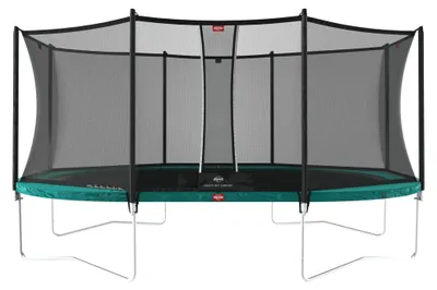 Produktbild von BERG Trampolin Grand Favorit Regular 520 + Sicherheitsnetz Comfort Grün
