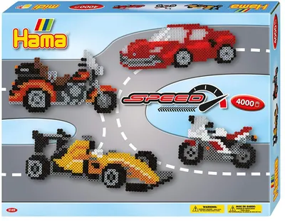 Produktbild von Hama Bügelperlen midi "Speed", Geschenkpackung Durchmesser Bügelperle midi: 5,0 mm